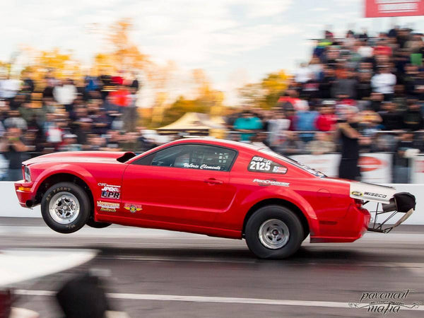 Valerie Clements of VCR Racing started at the age of 8 and is now a competitive racer in her 2005 Mustang NRMA Renegade car powered by a Procharger and pushrod small block Ford.