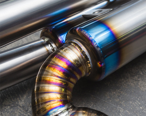 Titanium versus stainless exhaust systems where weight, price, appearance and sound all matter with companies like Agency Power, Ticon Industries, Corsa, Injen, Flowmaster, Spintech and many more making incredible systems out of both materials.