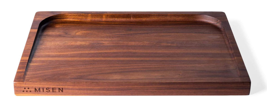 How to clean a wooden cutting board: the Misen Trenched Cutting Board in Black Walnut