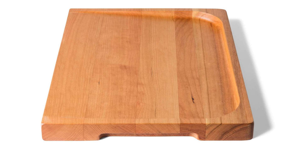 How to clean a wooden cutting board: the Misen Trenched Cutting Board in Cherry