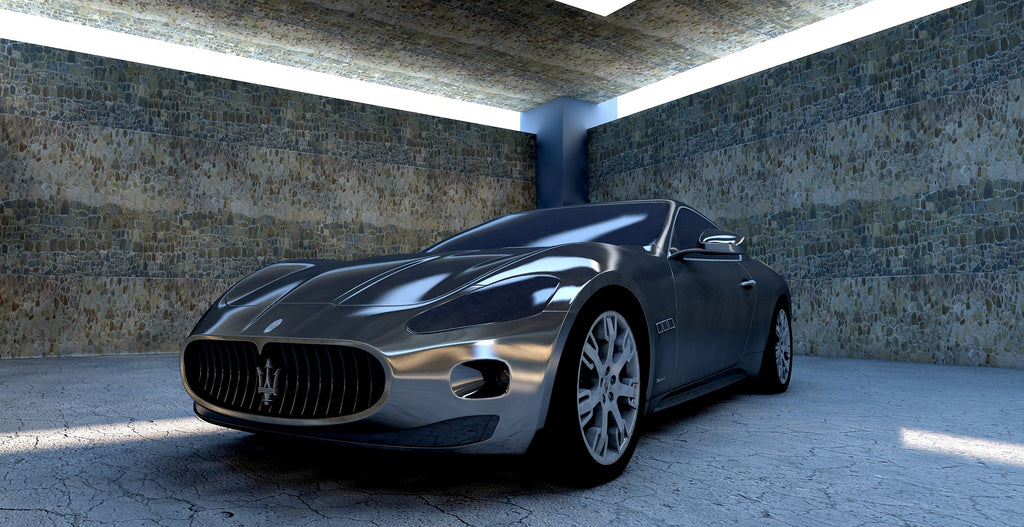 Rockwell hardness scale: a Maserati sports car