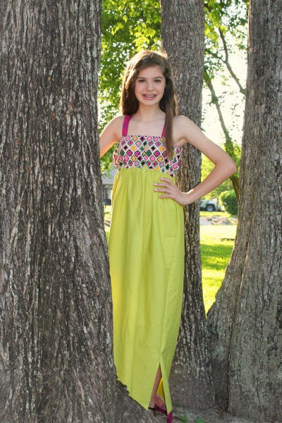 Teen Maxi Dress Sewing Pattern Maxi Dress Pattern For