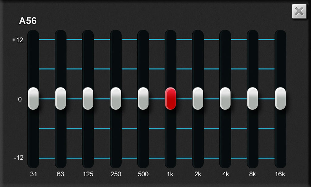 The A56's interface.