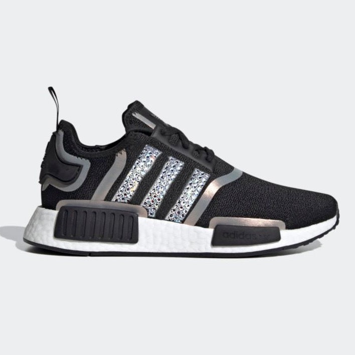 STOCKTAKE SALE- Adidas Women's NMD R1 (Black/Silver Shimmer)