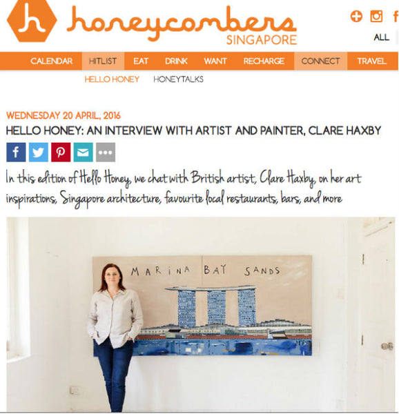 Honeycombers Singapore Interview With Clare Haxby