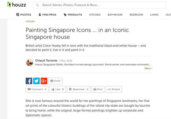 Houzz Interview With Artist Clare Haxby