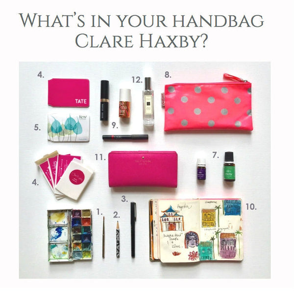 Jennifer Hamley Clare Haxby Whats in your handbag