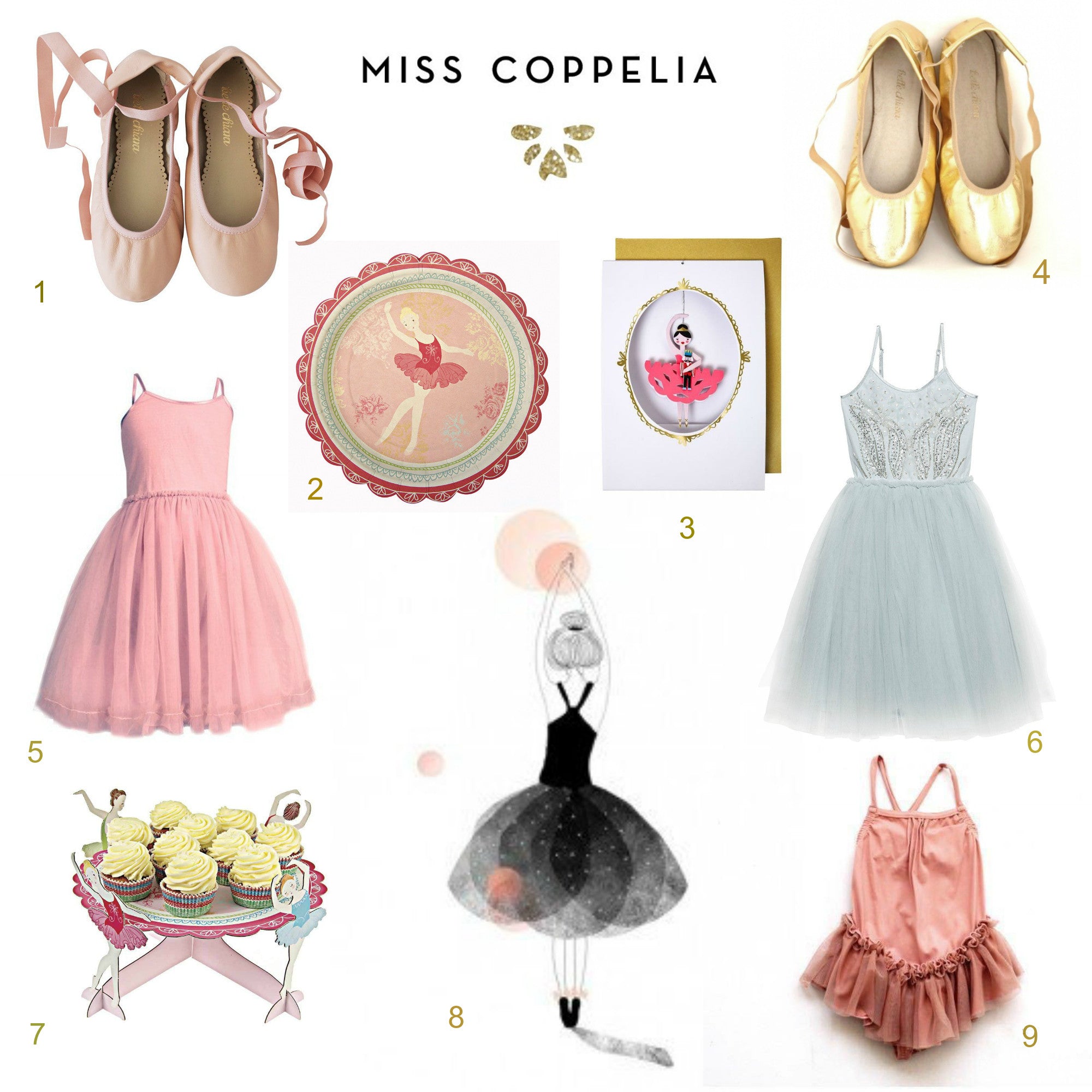 Bailarinas miss coppelia meri meri maileg my lovely thing belle chiara 