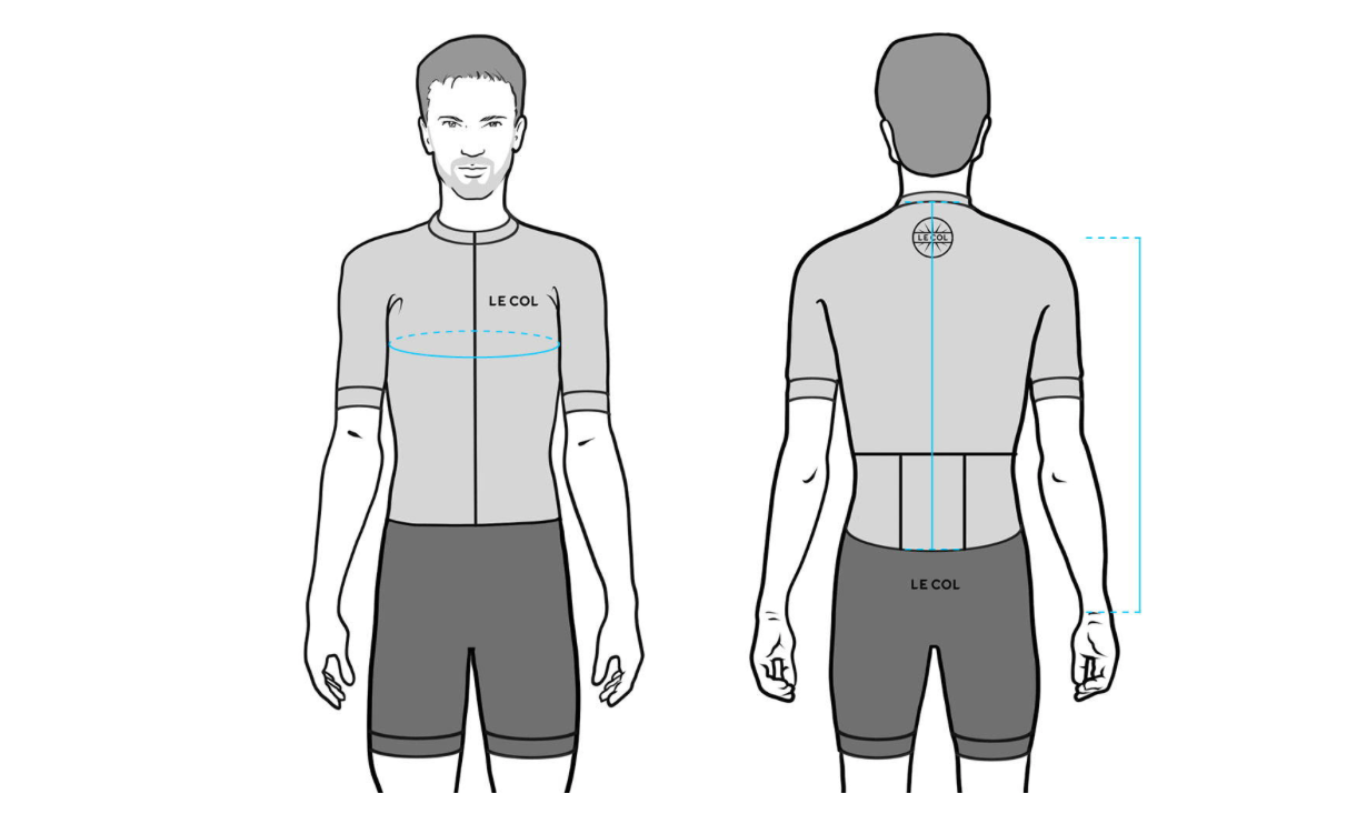 Le Col Size Guide