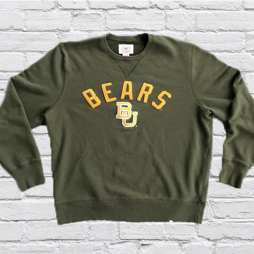 baylor crew neck sweatshirt