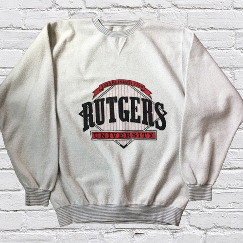 rutgers crew neck sweatshirt