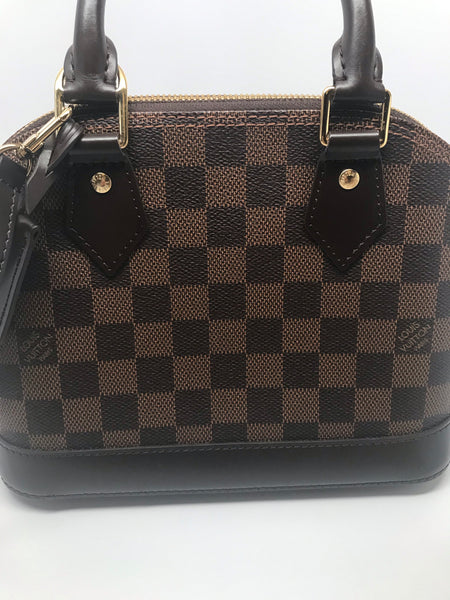 LOUIS VUITTON ALMA BB DAMIER EBENE CANVAS – Hebster Boutique