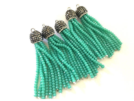 beaded tassels