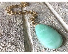 Colorful Teardrop Pendants, 57x36mm, acrylic gem pendants, 1 hole pendants, long necklace, wire wrapped pendant, wrapping pendant necklace