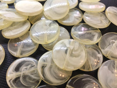 Cream round beads, cream circular beads, Creamy Beads, Bangle Making, Jewelry Making, 27mm Circle Beads, Cream Jewelry, offwhite