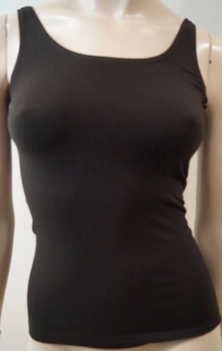 black cami vest