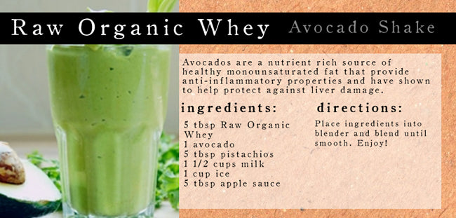 Avocado Whey Protein Shake Recipe