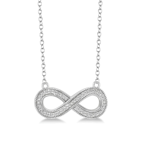 jilco diamond infinity necklace