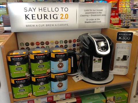 Keurig coffee maker coffee station