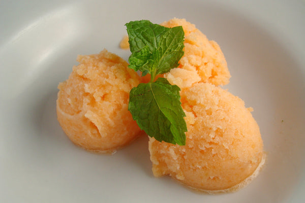 Sweet cantaloupe Keto ice cream