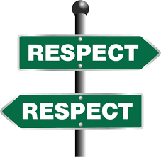 Respect a two way street