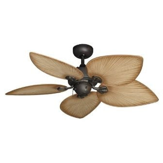 Bombay Tropical Ceiling Fan In Oil Rubbed Bronze With 42 Tan