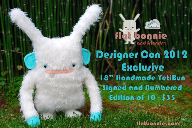 Flat Bonnie YetiBun the Yeti Bunny for Designer-Con 2012