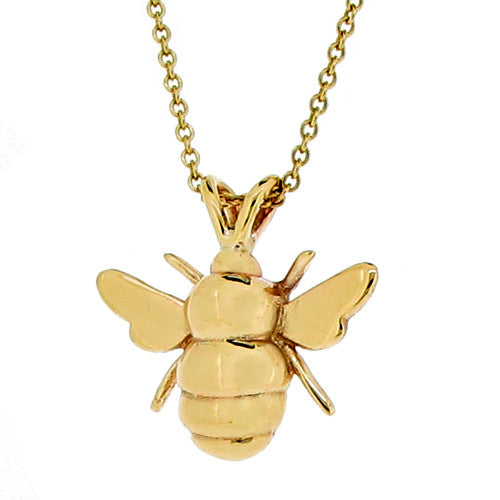 Bee necklace in 9ct yellow gold – PA 