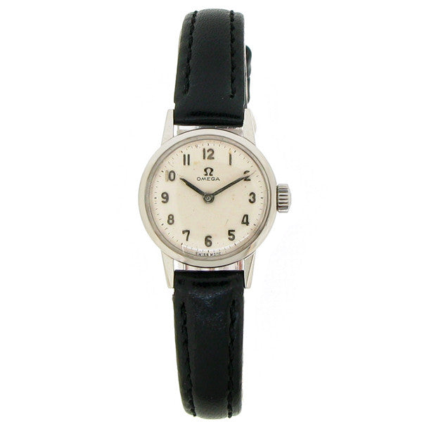 omega ladies watches leather strap