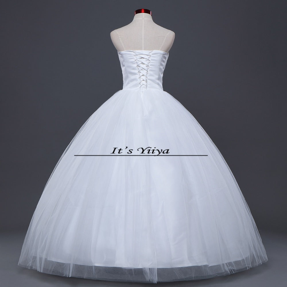 Free Shipping Wedding Dresses White Plus Size Lace Dress Cheap