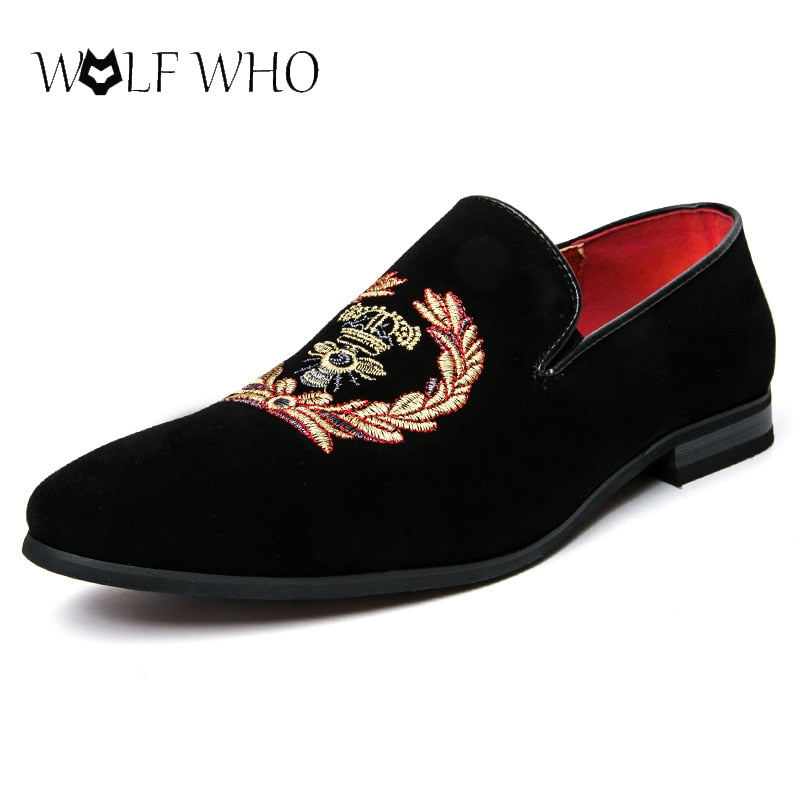 WolfWho Men Wedding Dress Shoes Men 