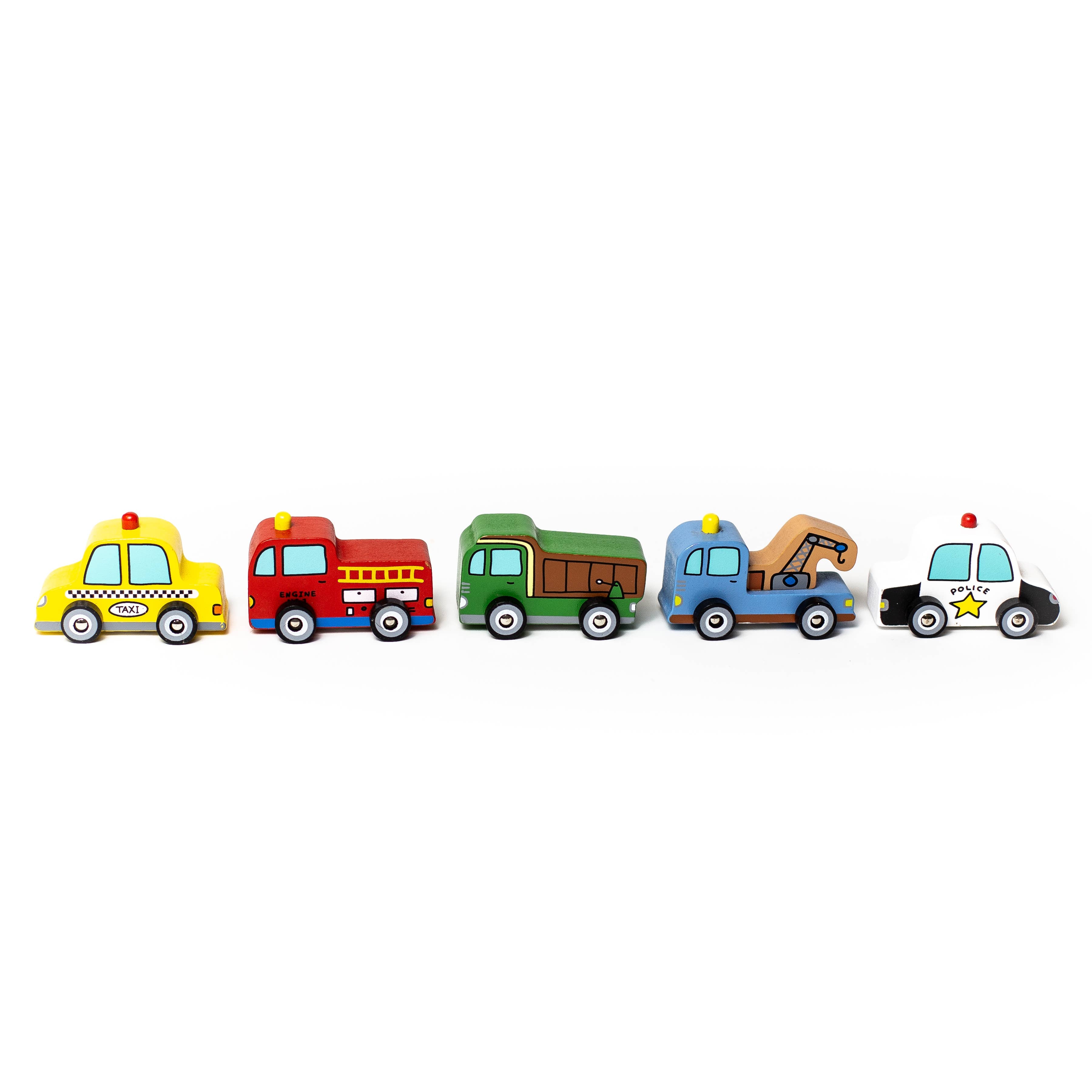 over het algemeen optie onderschrift Wooden Toys - Jack Rabbit Around the Town Pull Back Vehicles – Liam & Lilly