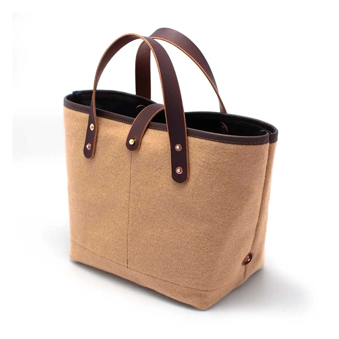 Camel Melton Wool All Day Mini Tote | Independent Goods