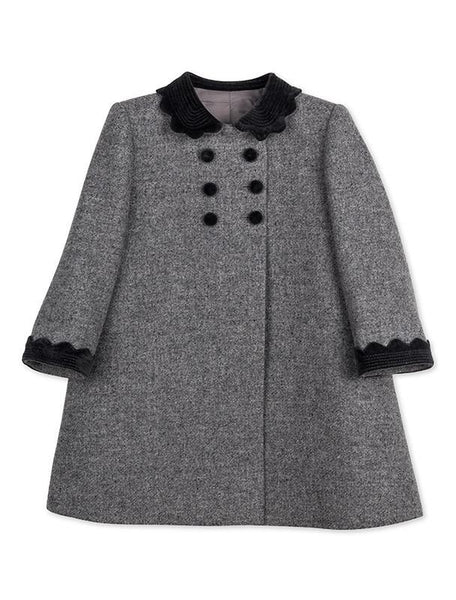 Girl British Style Gray Coat Minis Baby Kids Minis Baby Kids Baby And Children S Clothing Online Store