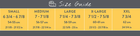 Hat Size Chart