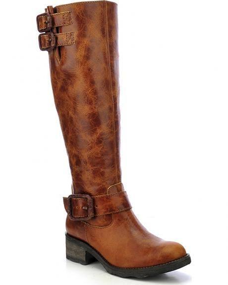 tall cognac riding boots