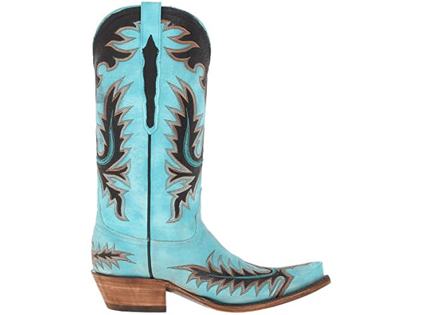 turquoise cowboy boots for women