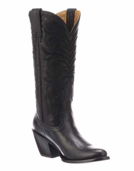 womens fashion cowboy boots black