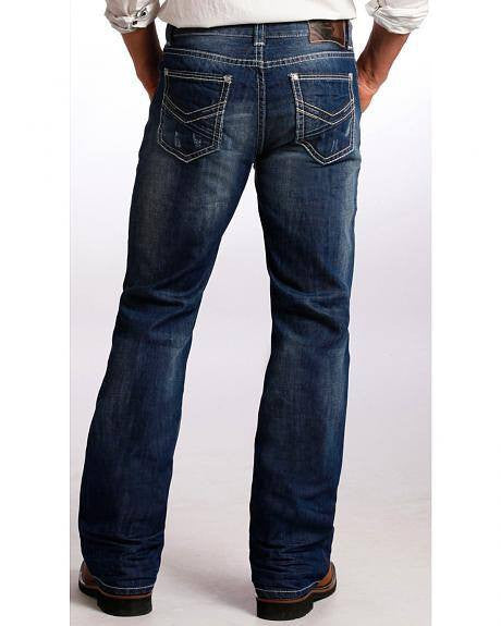 rock and roll denim men's jeans