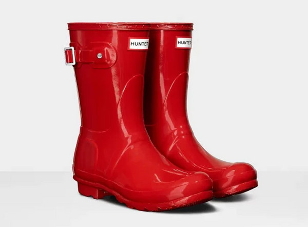 military red hunter rain boots