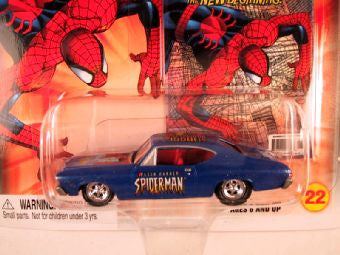 spiderman matchbox car