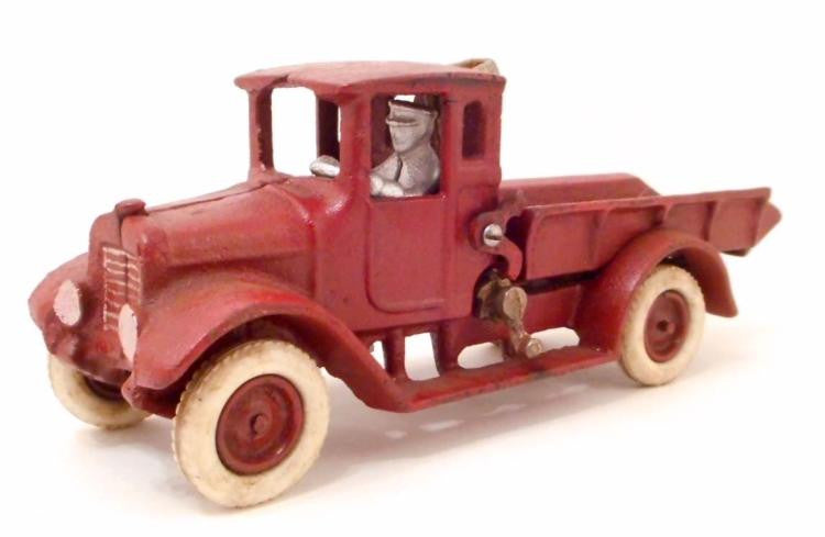 red dump truck toy