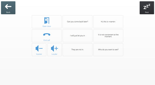 Operate your door and intercom in Grid 3