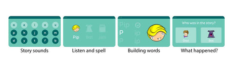 Activities included with Look to Read will help learners consolidate their literacy skills, by gradually increasing in difficulty to help match the reader's progression.