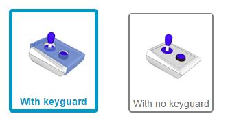 Let us know if you'd like a keyguard included with your BJOY Stick C Lite