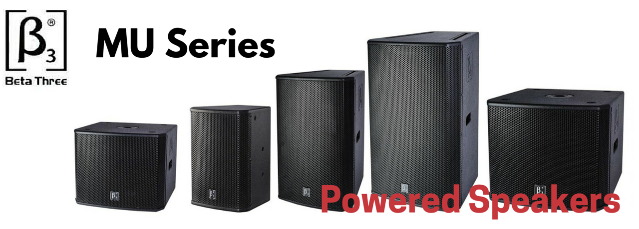Beta3 MU Series Powered Speakers