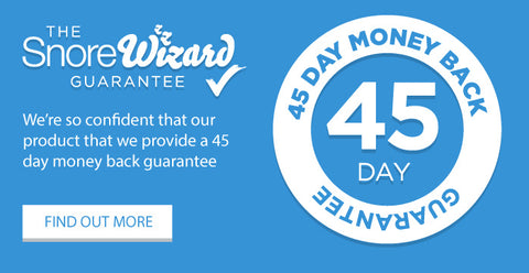 SnoreWizard 45 Day Money Back Guarantee