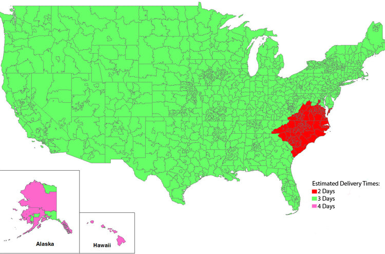 USA Shipping Zones