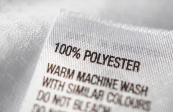 polyester garment tag