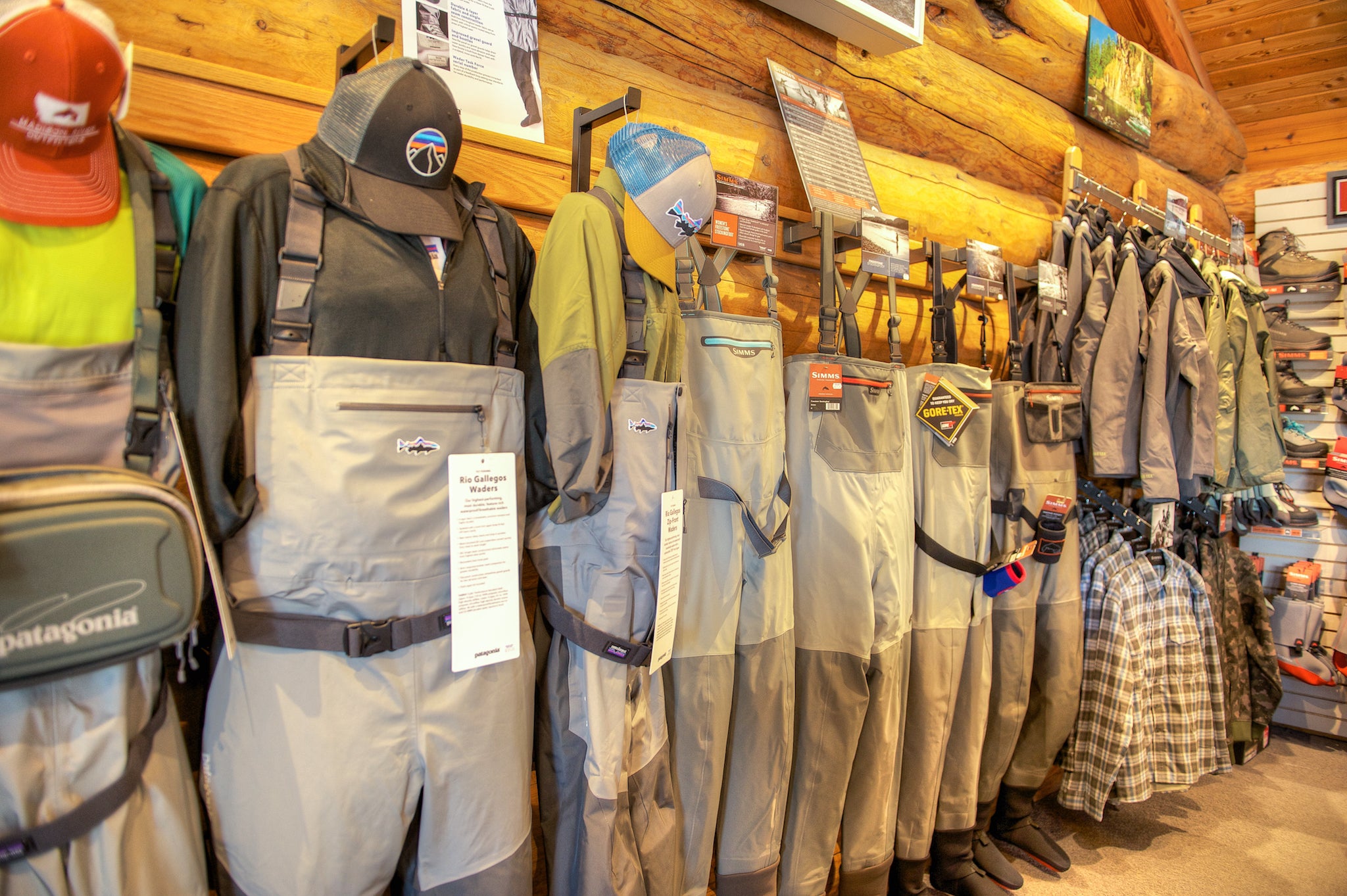 Madison River Outfitters Wader and Boots Selection